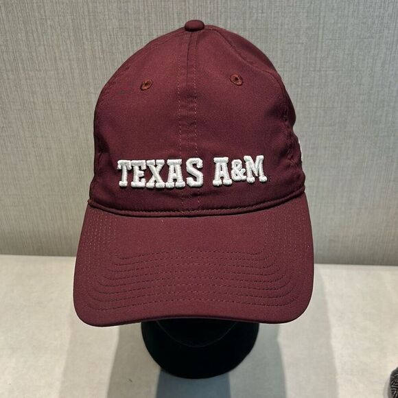 adidas Texas A&M University Hat Cap Maroon Embroidered Adjustable - Picture 2 of 10